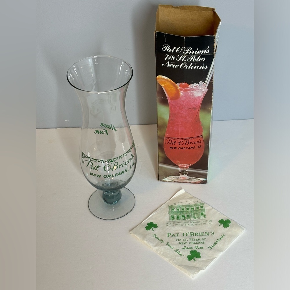 PAT O’BRIEN’S NEW ORLEANS HURRICANE GLASS